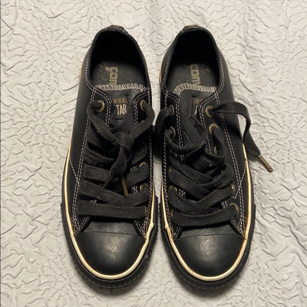 Leather converse